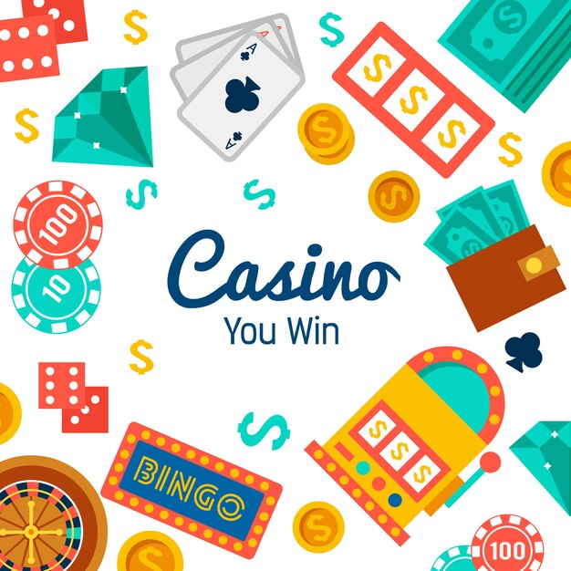 Fondo de pantalla de casino con elementos de poker.
