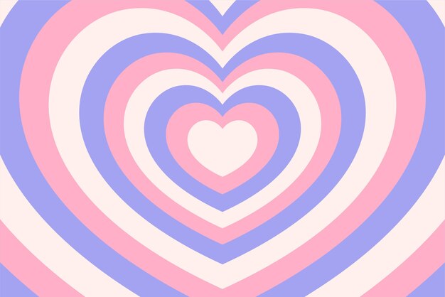 Fondo de pantalla de corazón de flores silvestres de diseño plano