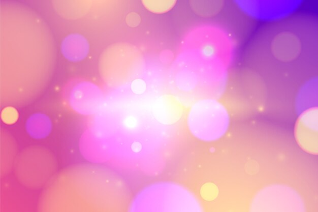 Fondo de pantalla de efecto bokeh colorido