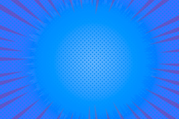 Vector gratuito fondo de pantalla de estilo cómic plano