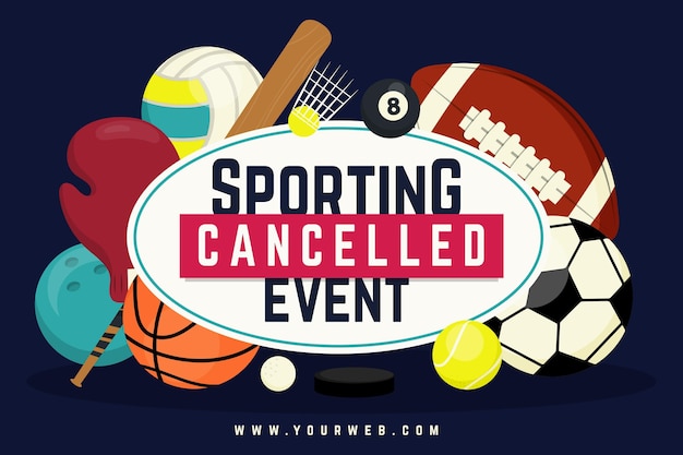 Fondo de pantalla de eventos deportivos cancelados
