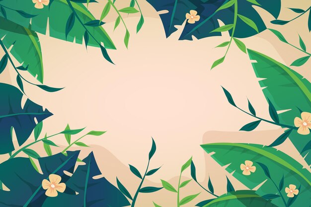 Fondo de pantalla de flores tropicales para zoom