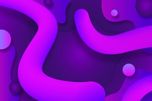 Fondo de pantalla fluido abstracto brillante