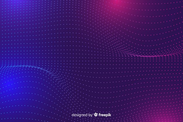 Fondo de pantalla de formas abstractas partículas brillantes