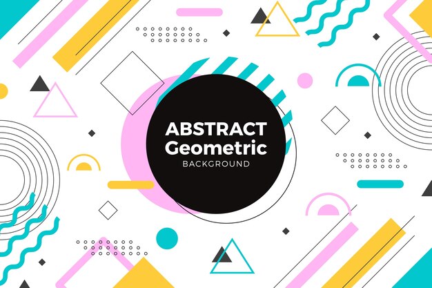 Fondo de pantalla de formas geométricas abstractas