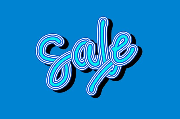 Fondo de pantalla de fuente cursiva de venta de sombra azul vintage