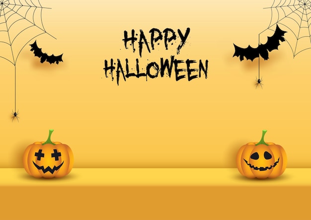 Fondo de pantalla de halloween con calabazas, arañas y murciélagos | Vector Gratis Fondo de pantalla de halloween con calabazas, arañas y murciélagos | Vector Gratis