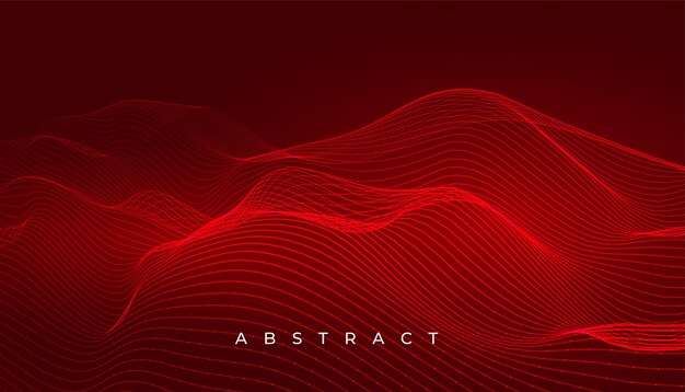 Fondo de pantalla de línea de terreno brillante abstracto para un vector de fondo moderno