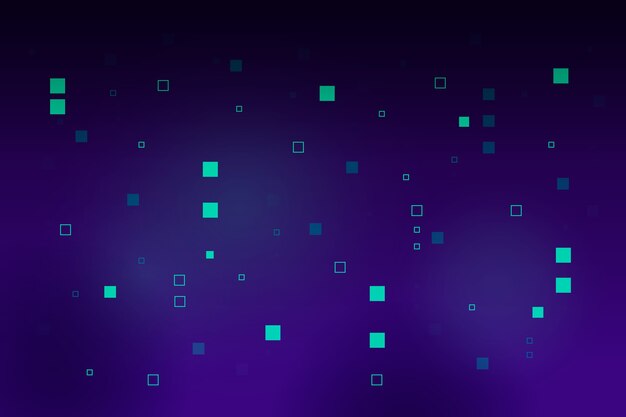 Fondo de pantalla de lluvia de píxeles en diseño abstracto