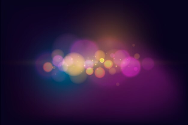 Fondo de pantalla de luces bokeh colorido abstracto