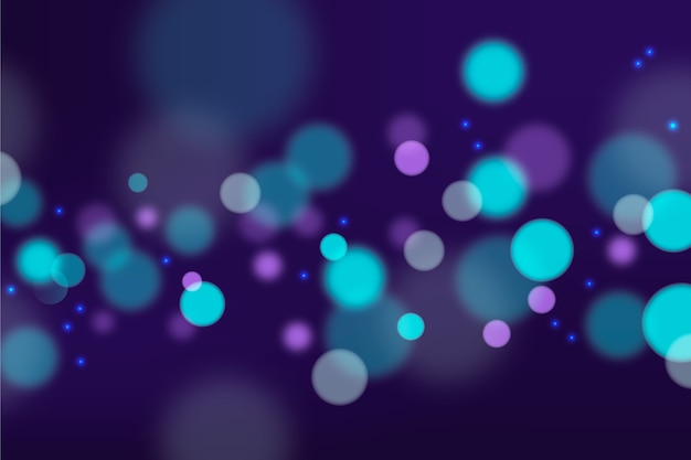 Vector gratuito fondo de pantalla de luces bokeh en degradado