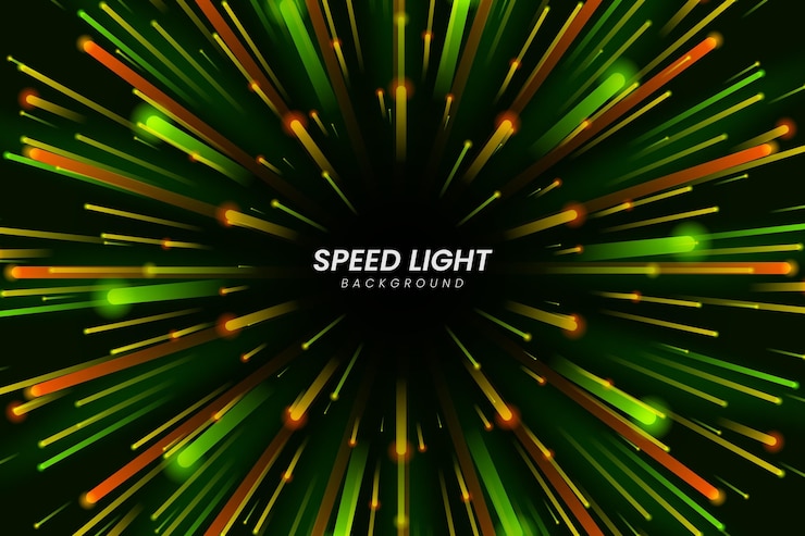 Vector gratuito fondo de pantalla de luces de velocidad