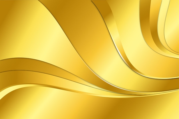 Fondo de pantalla de onda dorada suave