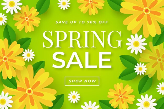Fondo de pantalla de venta de primavera encantador plano