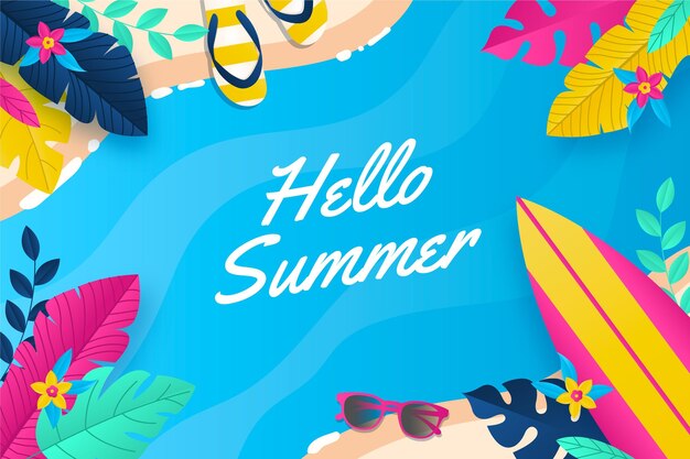 Fondo de pantalla de verano colorido