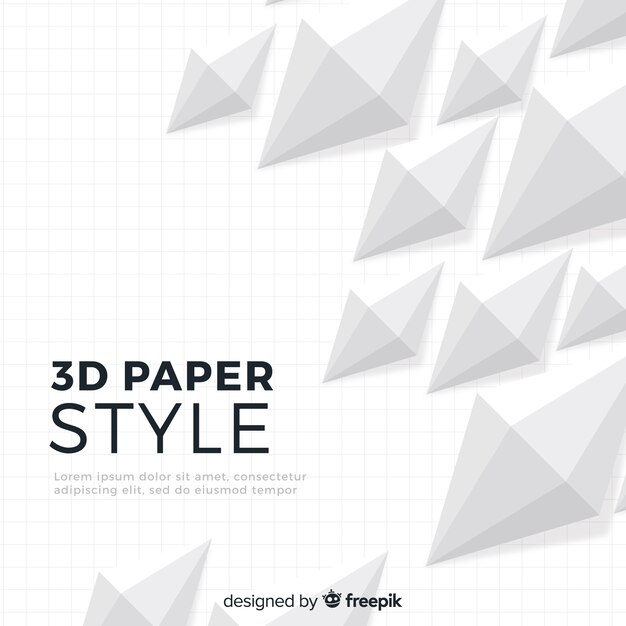 Fondo de papel blanco en 3d
