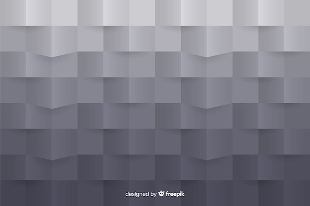 Vector gratuito fondo de papel blanco en 3d