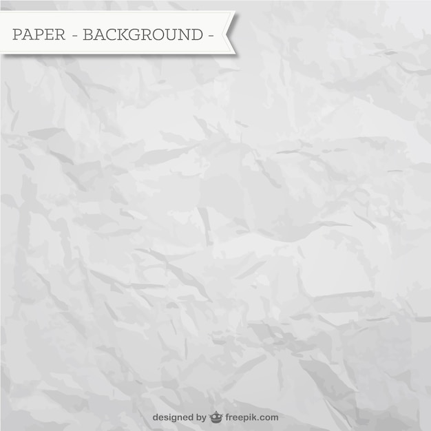 Fondo de papel blanco arrugado