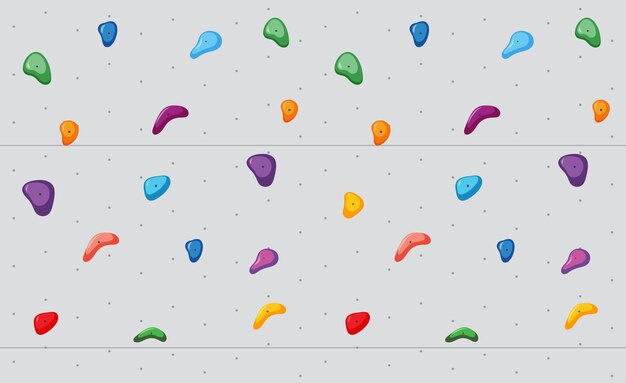 Fondo de pared de escalada interior