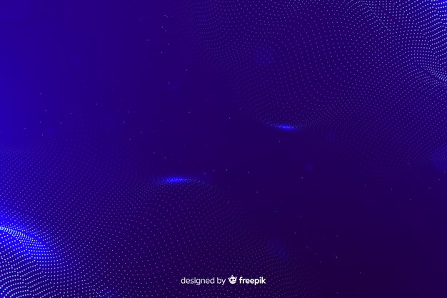 Fondo de partículas de gradiente