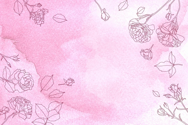Fondo pastel dibujado a mano