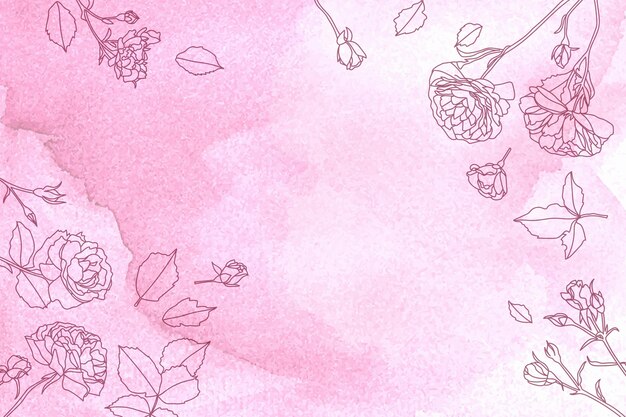 Fondo pastel dibujado a mano
