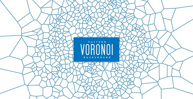 Fondo de patrón abstracto de arte Voronoi