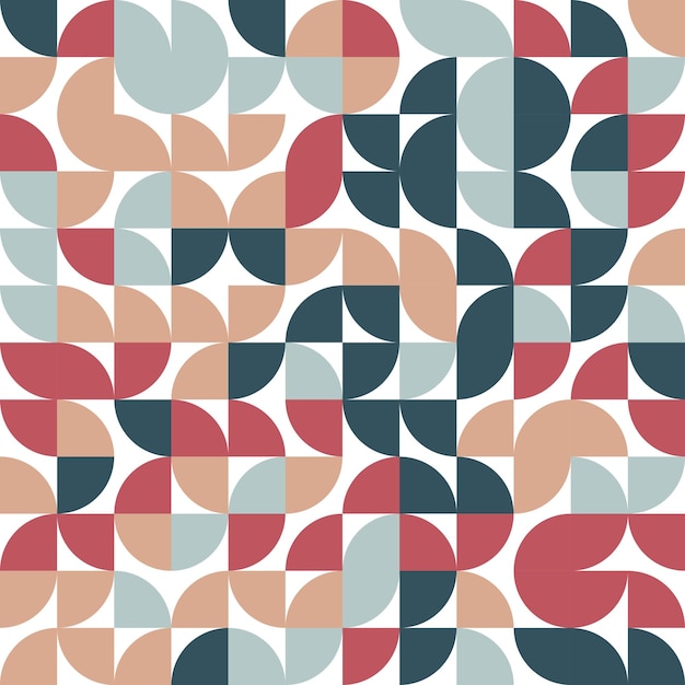 Fondo de patrón abstracto de estilo retro