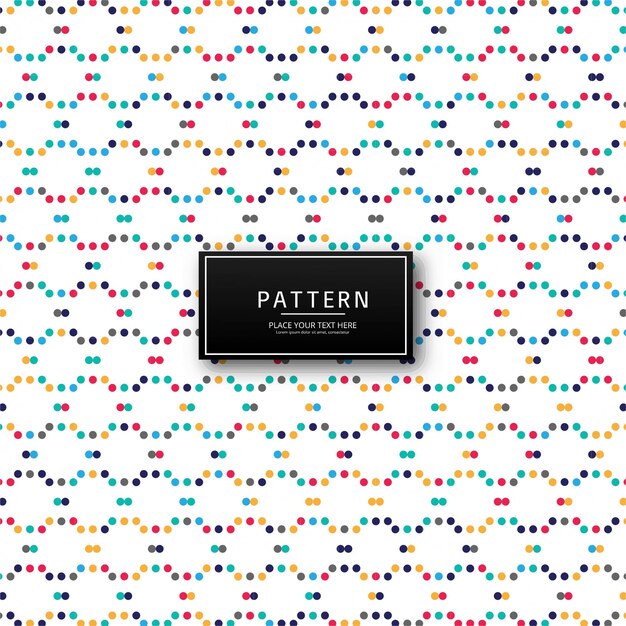 Fondo de patrón abstracto de puntos de colores