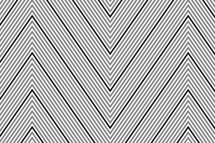 Vector gratuito fondo de patrón abstracto, vector de diseño simple de chevron negro
