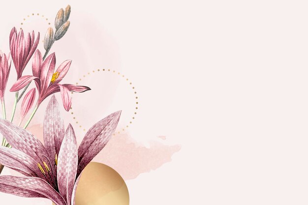 Fondo de patrón de amarilis rosa