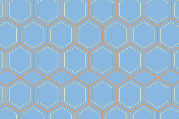 Fondo de patrón azul, vector de diseño geométrico abstracto