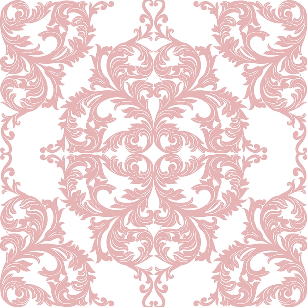 Fondo con patrón barroco decorativo