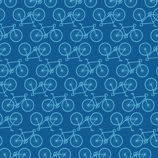 Fondo de patrón de bicicleta deportiva