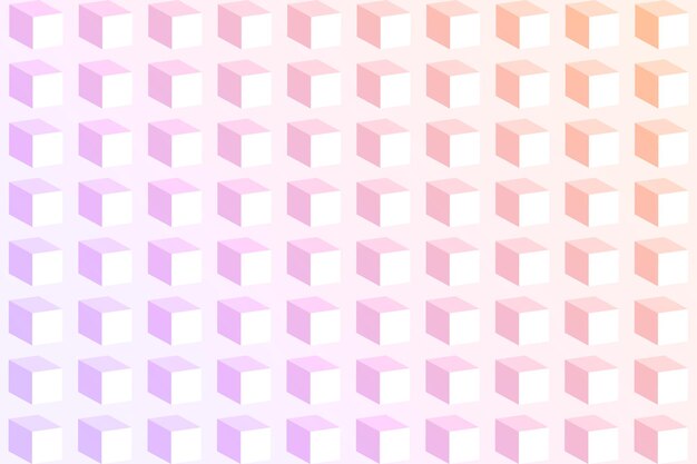 Fondo de patrón de caja cúbica tridimensional abstracto