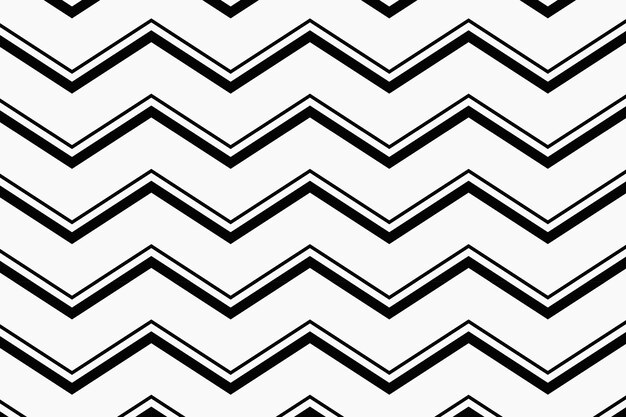Fondo de patrón de Chevron, zigzag blanco, vector de diseño simple