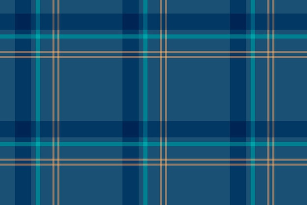Fondo de patrón a cuadros, vector de diseño de patrón azul