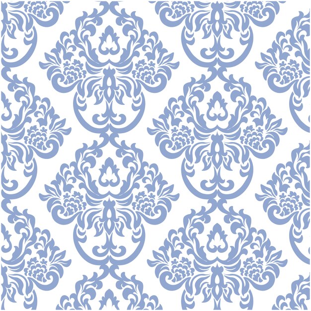 Fondo con patrón decorativo azul y blanco