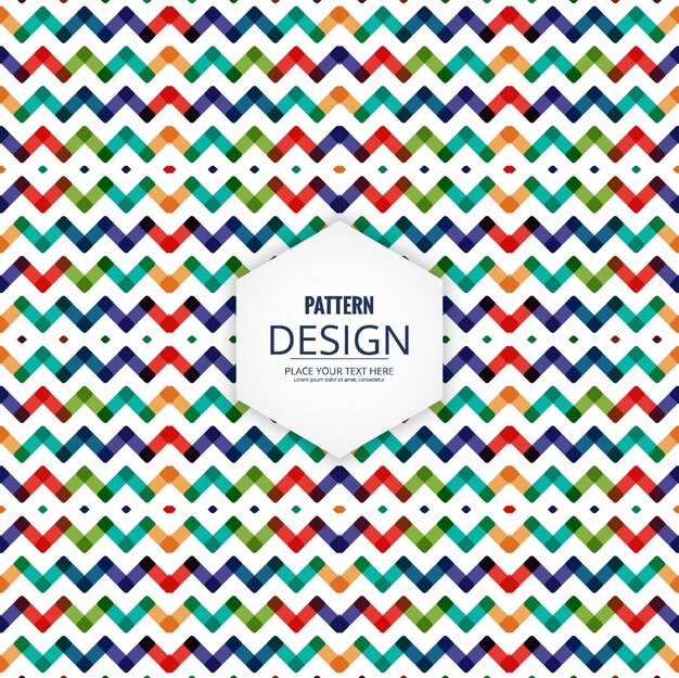 Fondo con patrón decorativo colorido