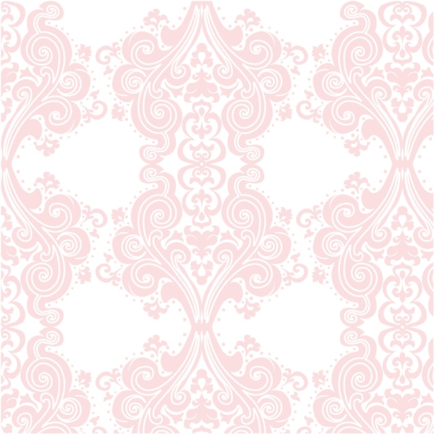 Vector gratuito fondo con patrón decorativo rosa