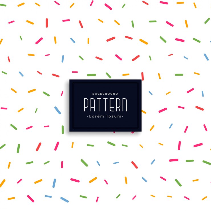 Vector gratuito fondo de patrón de estilo de confeti de memphis colorido