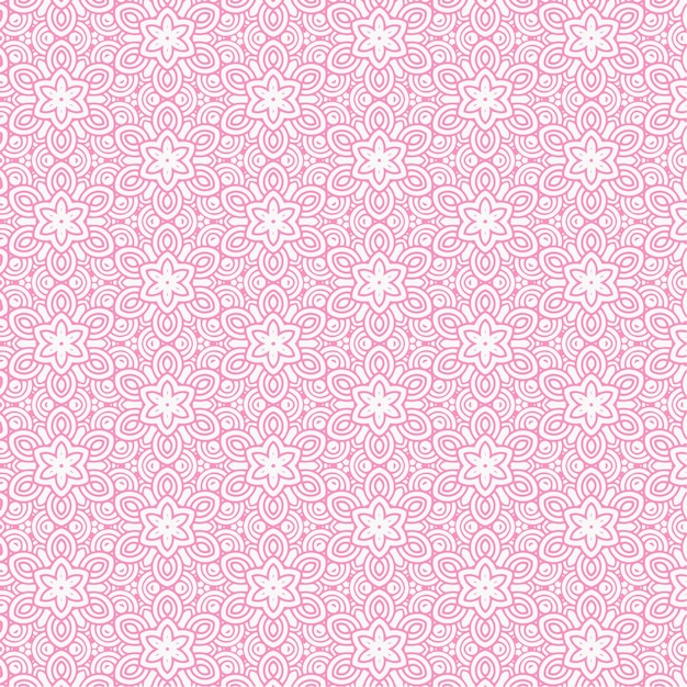 Fondo de patrón de flor rosa