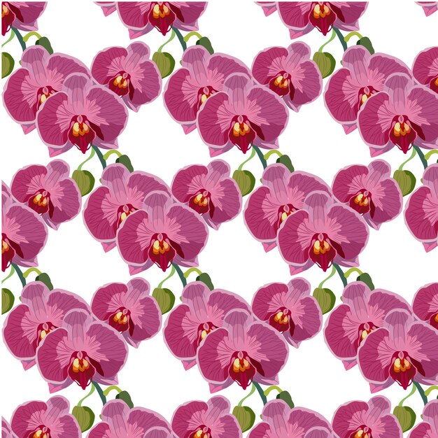 Fondo con patrón de flores rosas