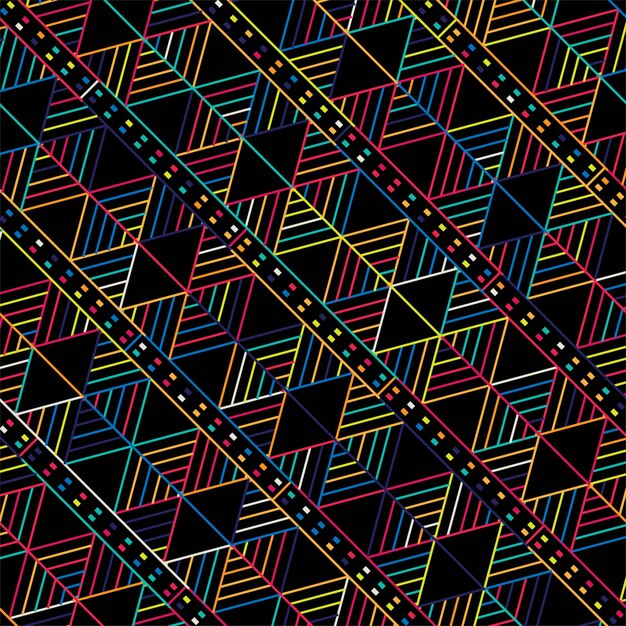 Fondo de patrón geométrico colorido moderno