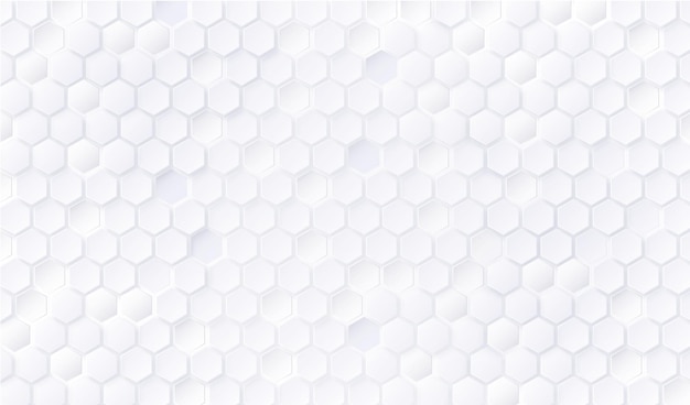 fondo de Patrón hexagonal blanco