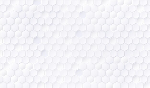 fondo de Patrón hexagonal blanco