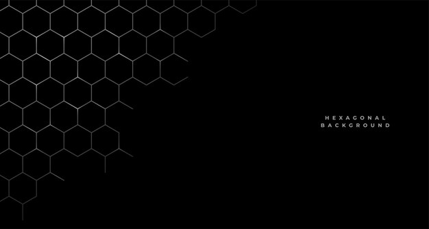 Fondo de patrón de línea de cuadrícula hexagonal negra para superficie de juego deportivo
