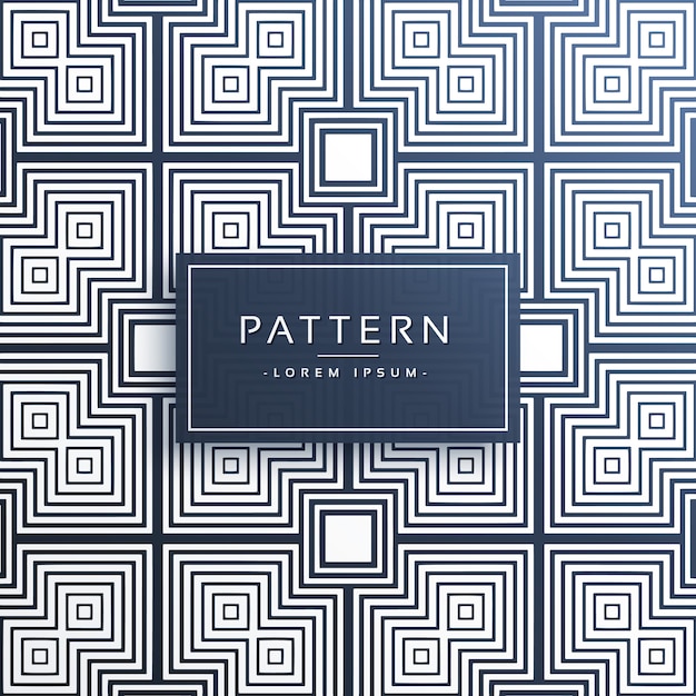 Fondo de patrón de líneas de estilo cuadrado abstracto