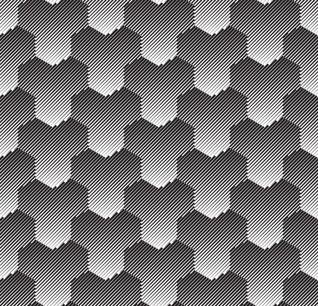 Fondo de patrón de líneas geométricas