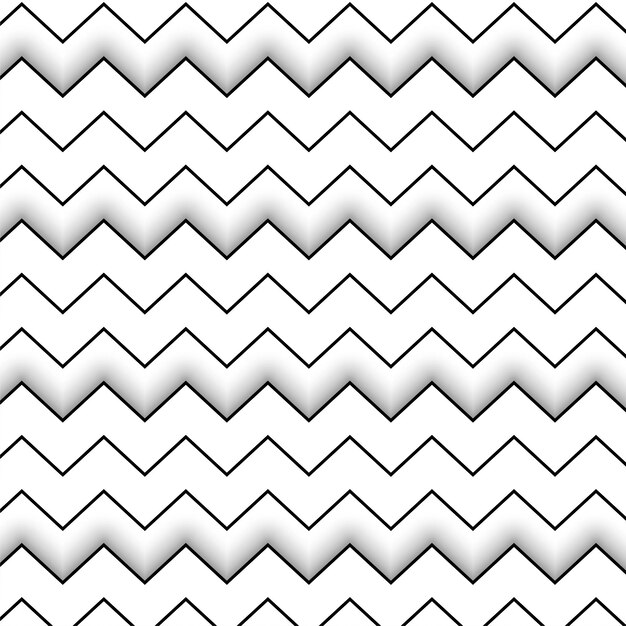 Fondo de patrón de líneas negras de chevron de estilo pop art